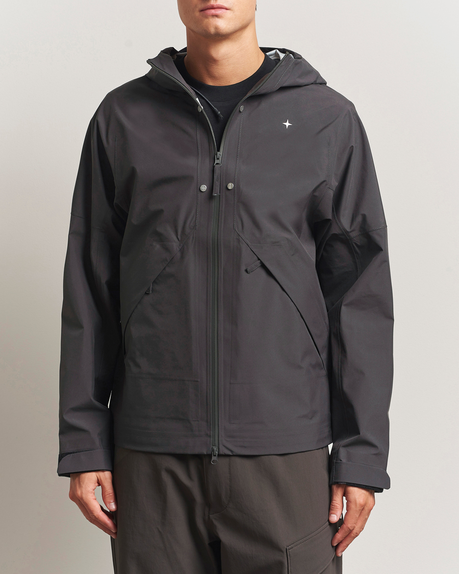 Men | Coats & Jackets | Stone Island | Stellina 3L Gore-Tex Hooded Jacket Lead Grey