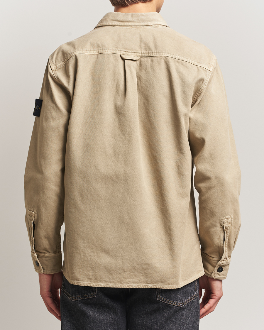 Men | Shirts | Stone Island | Organic Panama Cotton Overshirt Desert