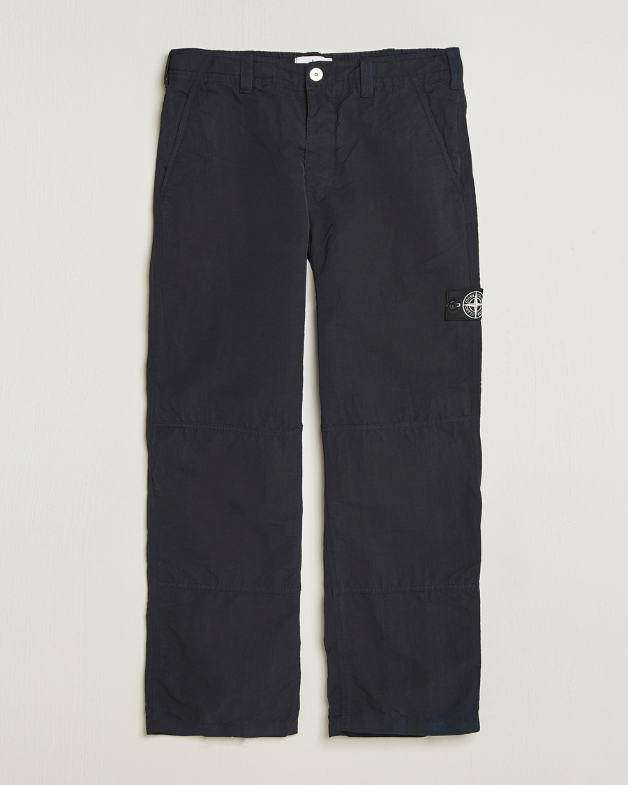 Men | Trousers | Stone Island | Naslan TC Corrosion Treatment Trousers Black
