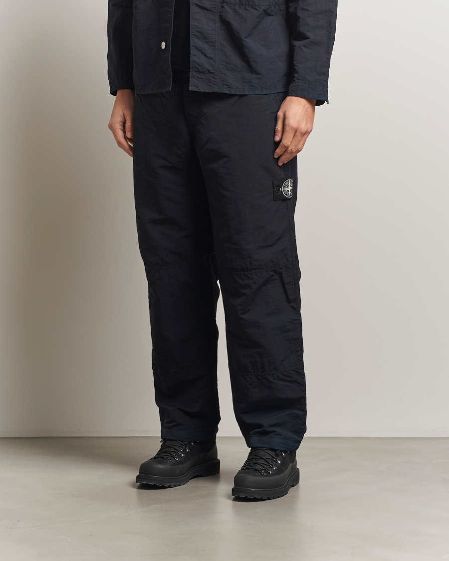 Men | Trousers | Stone Island | Naslan TC Corrosion Treatment Trousers Black