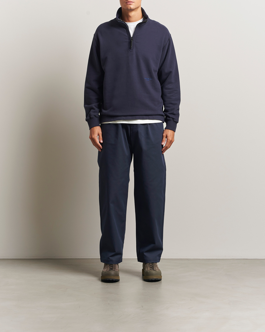 Men | Trousers | Stone Island | Marina Yard Dyed Stretch Gabardine Trousers Navy
