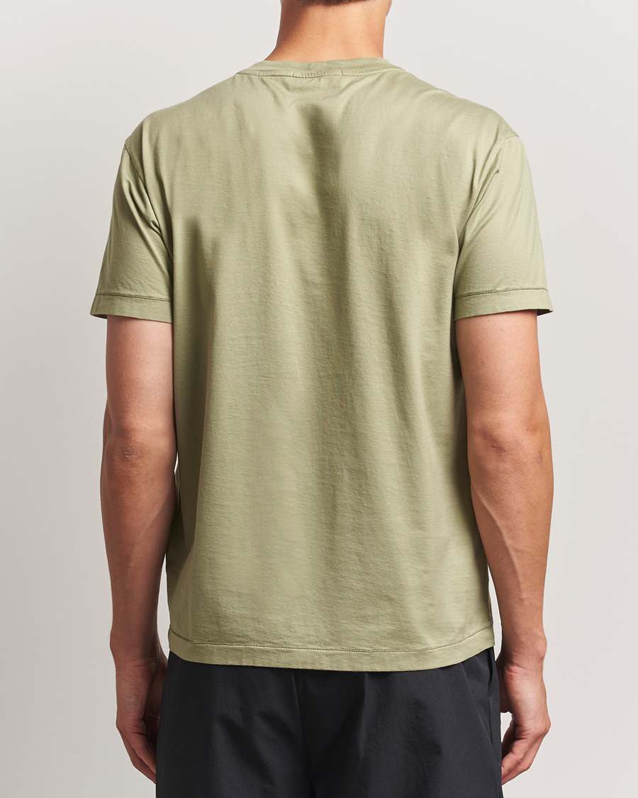 Men | T-Shirts | Stone Island | Garment Dyed Cotton Jersey T-Shirt Sage