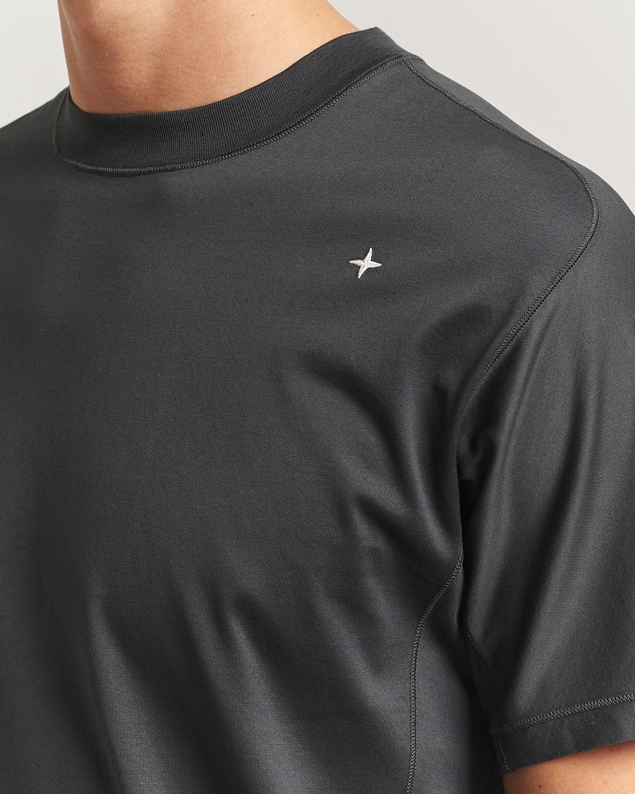 Men | T-Shirts | Stone Island | Stellina Mercerized Cotton T-Shirt Lead Grey