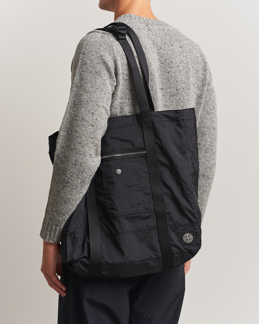 Men | Bags | Stone Island | Nylon Metal Tote Black