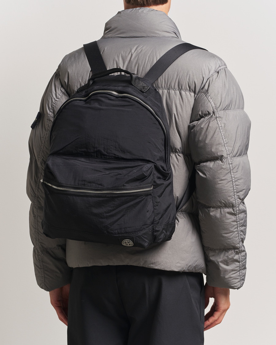 Men | Bags | Stone Island | Nylon Metal Backpack Black