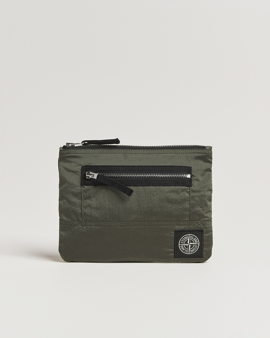 Men | Wallets | Stone Island | Nylon Metal Zip Wallet Musk