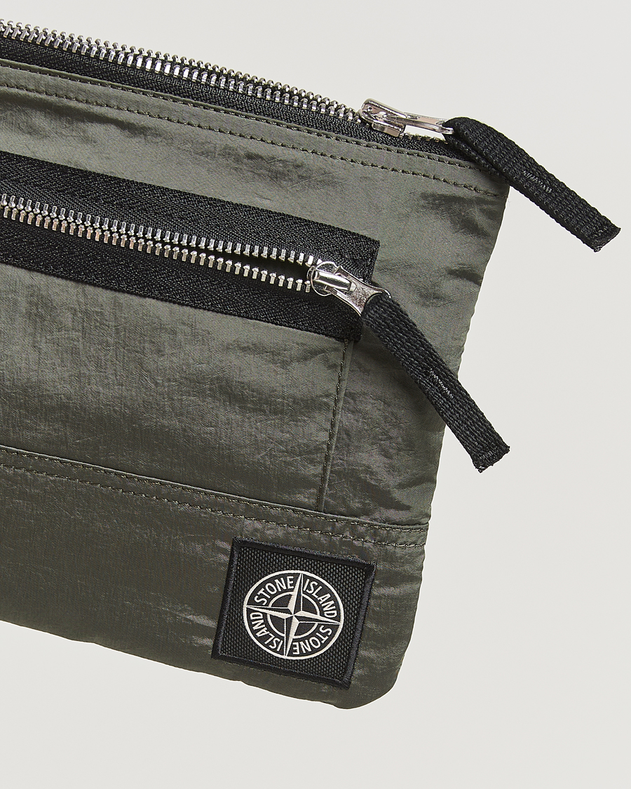 Men | Wallets | Stone Island | Nylon Metal Zip Wallet Musk