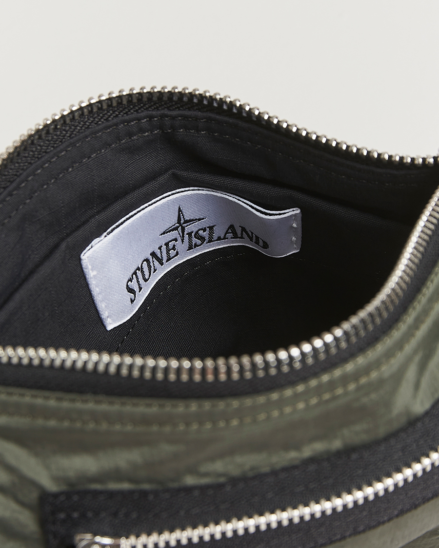 Men | Wallets | Stone Island | Nylon Metal Zip Wallet Musk