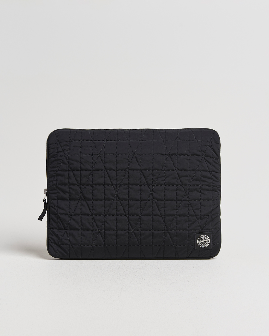 Men | Bags | Stone Island | Quilted Nylon Metal Laptop Case Black