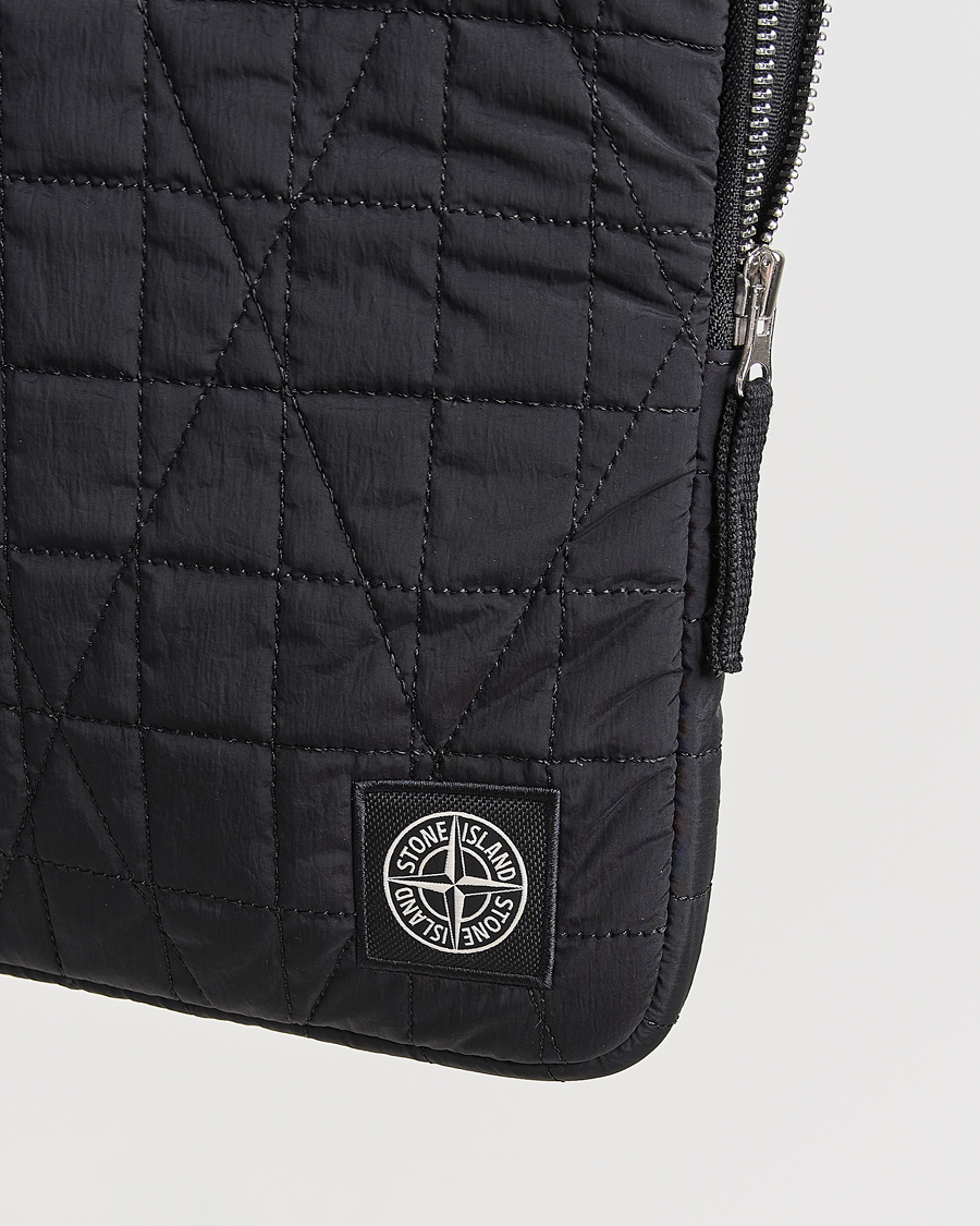 Men | Bags | Stone Island | Quilted Nylon Metal Laptop Case Black
