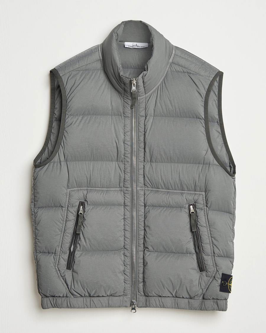 Men | Coats & Jackets | Stone Island | Seamless Tunnel Nylon Down Vest Cement
