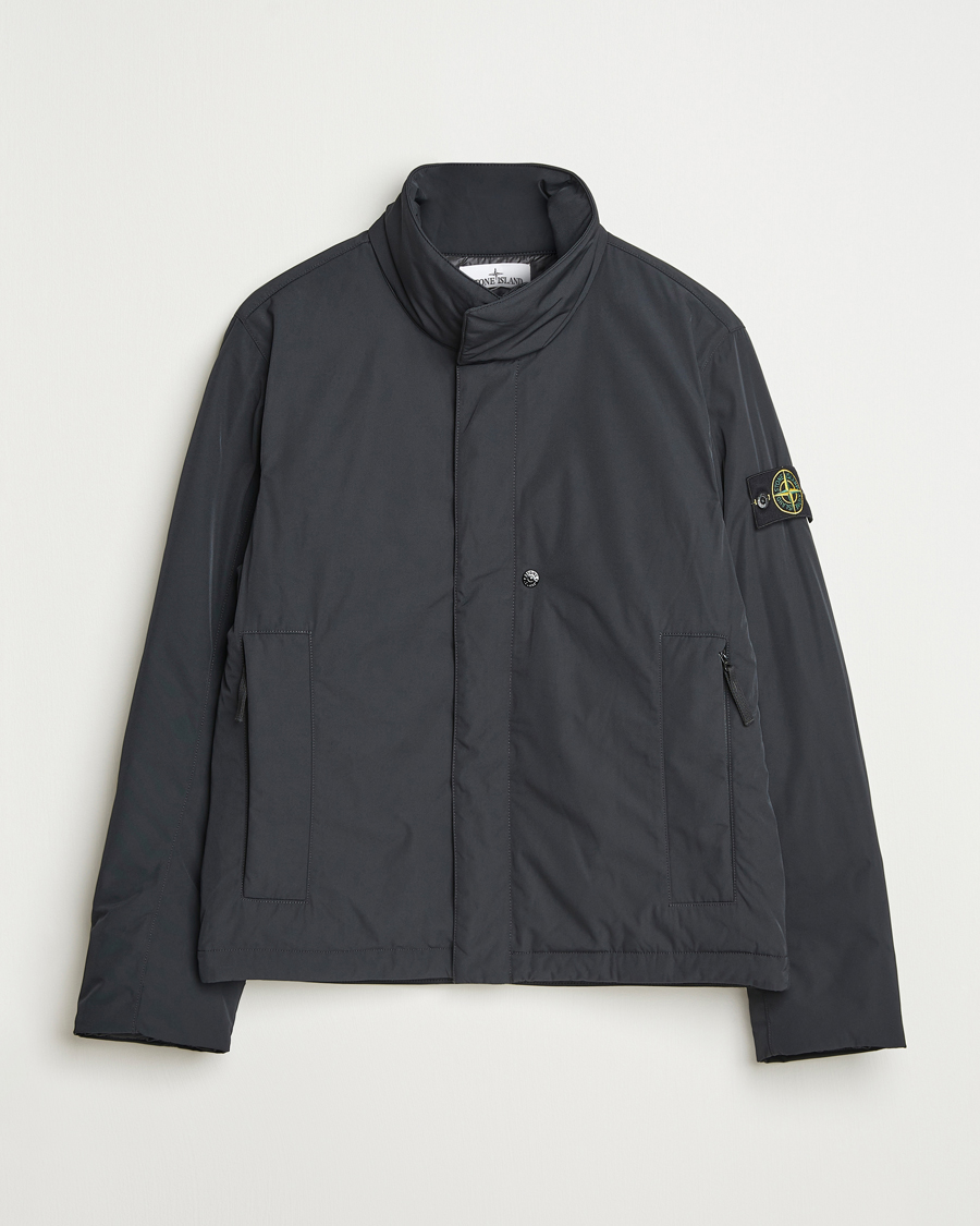 Men | Coats & Jackets | Stone Island | Micro Twill Padded Jacket Black