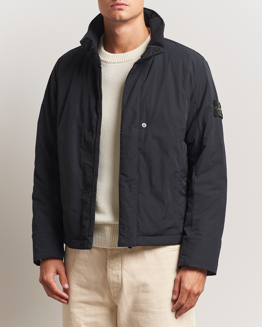 Men | Coats & Jackets | Stone Island | Micro Twill Padded Jacket Black