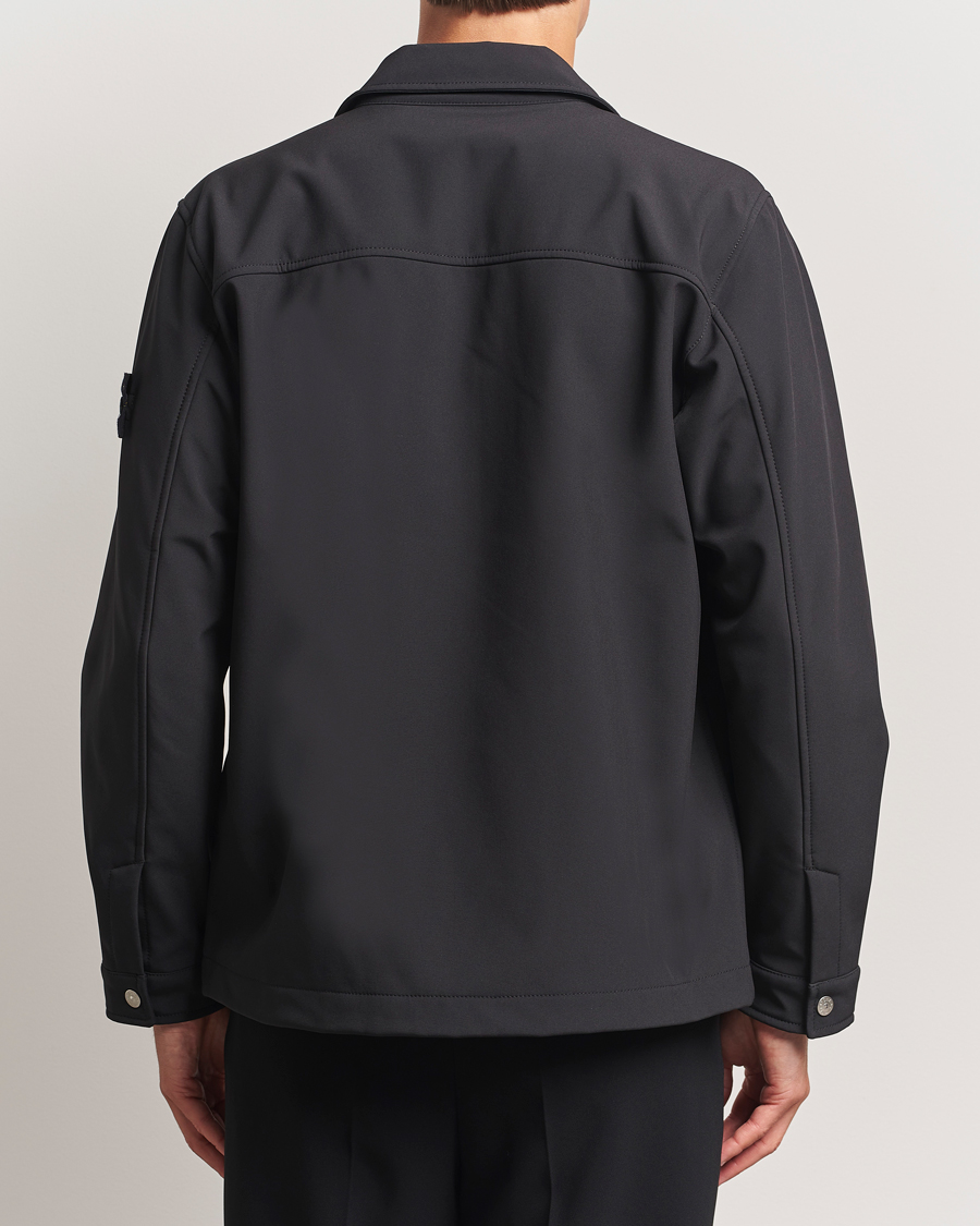 Men | Coats & Jackets | Stone Island | Soft Shell Shirt Jacket Black