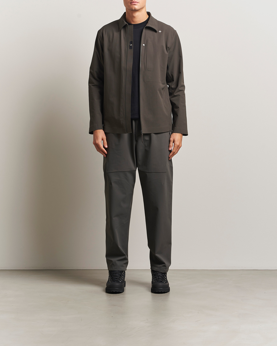Men | Trousers | Stone Island | Stellina Technical Jersey Pants Lead Grey