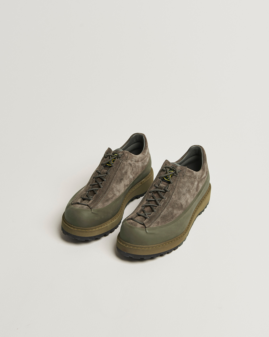 Men | Sneakers | Stone Island | Low Top Suede Sneakers Military Green