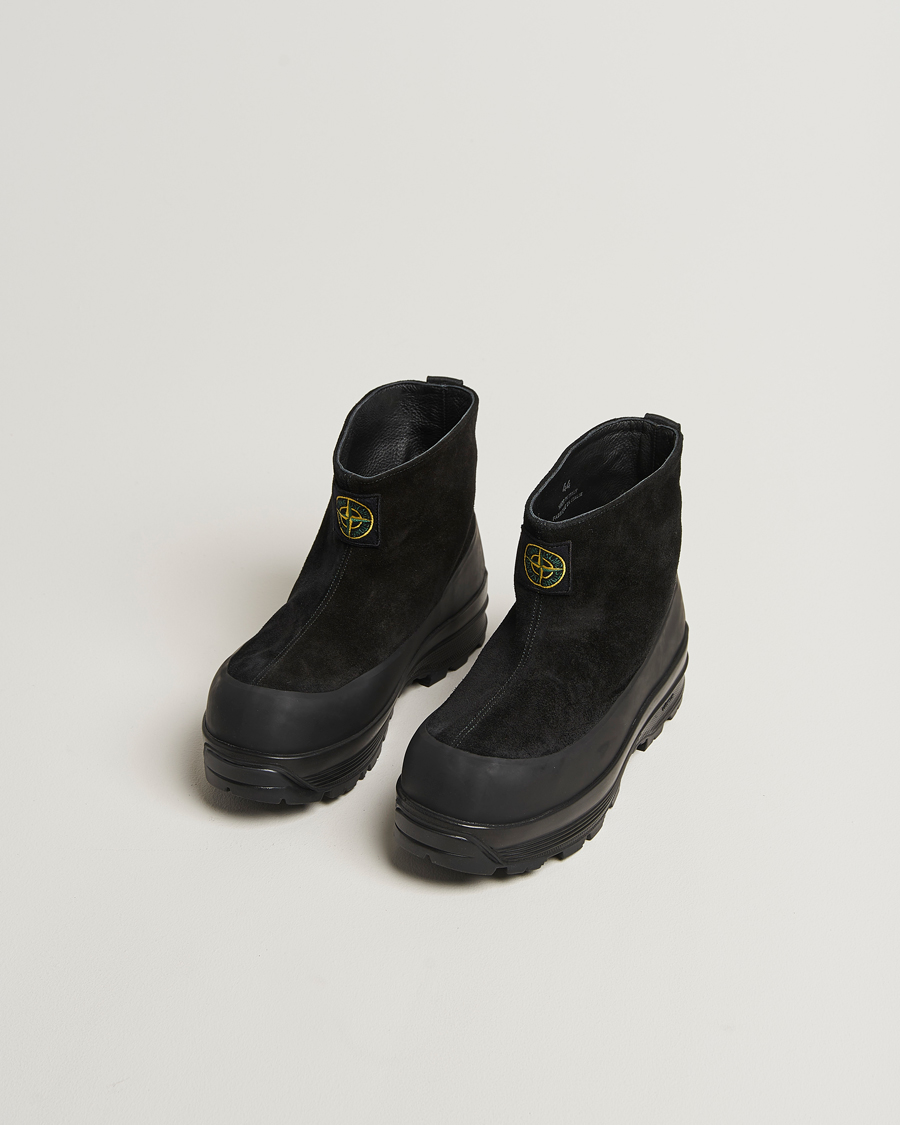 Men | Boots | Stone Island | Suede Boots Black