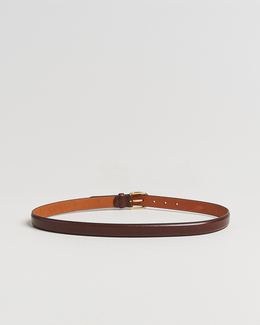 Men | Belts | Kamakura Shirts | Vintage Ivy Horseshoe Buckle Belt Brown