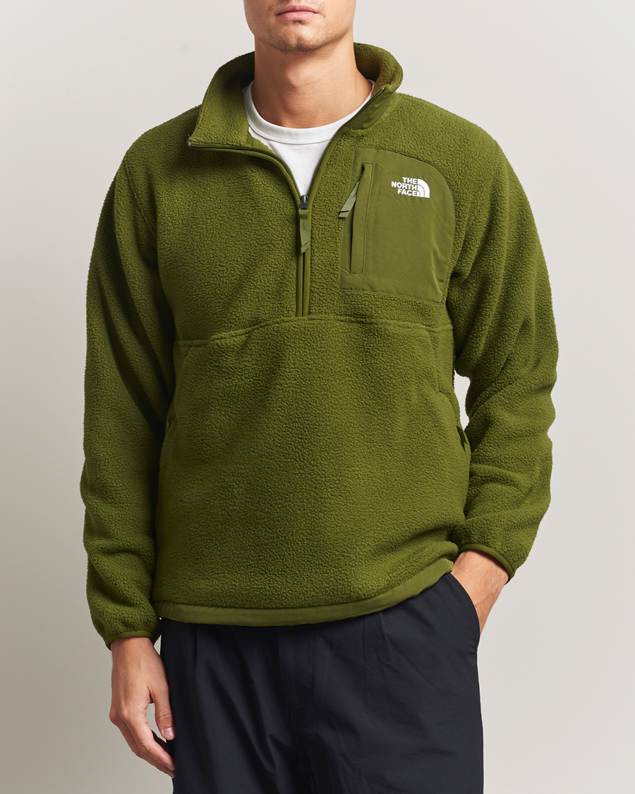 Men | Sweaters & Knitwear | The North Face | Yumiori Half Zip Fleece Military