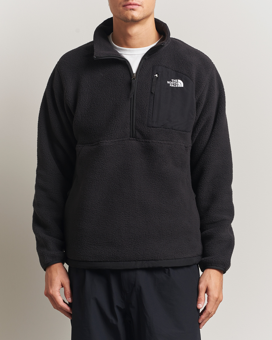 Men | Sweaters & Knitwear | The North Face | Yumiori Half Zip Fleece Black