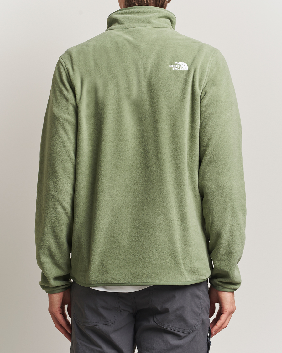 Men | Sweaters & Knitwear | The North Face | Glacier Fleece 1/4 Zip Sage Green
