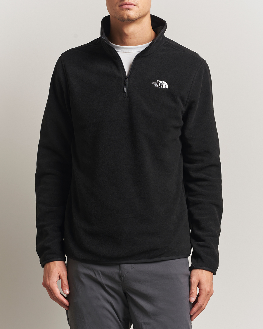 Men | Sweaters & Knitwear | The North Face | Glacier Fleece 1/4 Zip Black