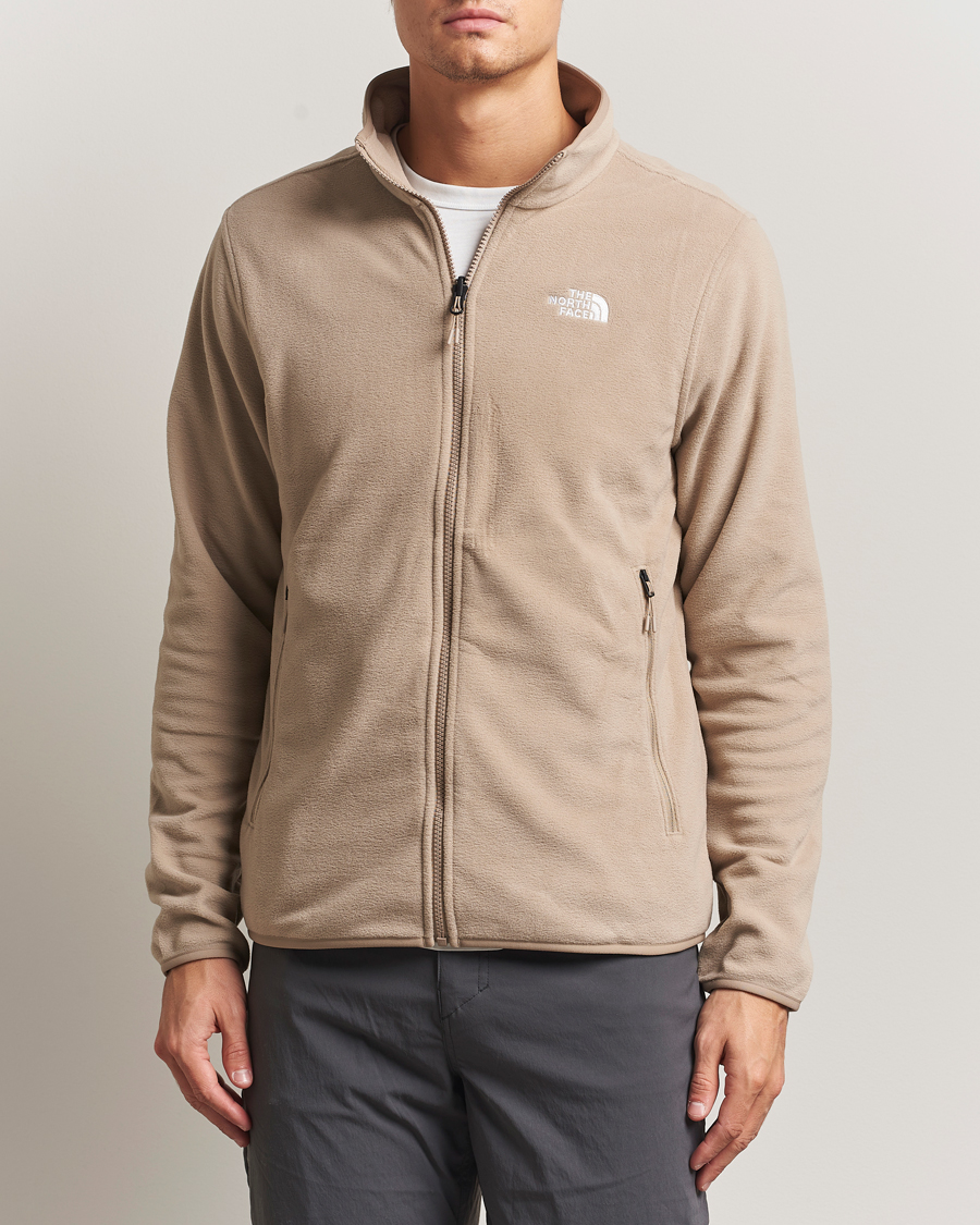 Men | Sweaters & Knitwear | The North Face | Glacier Fleece Full Zip Beige