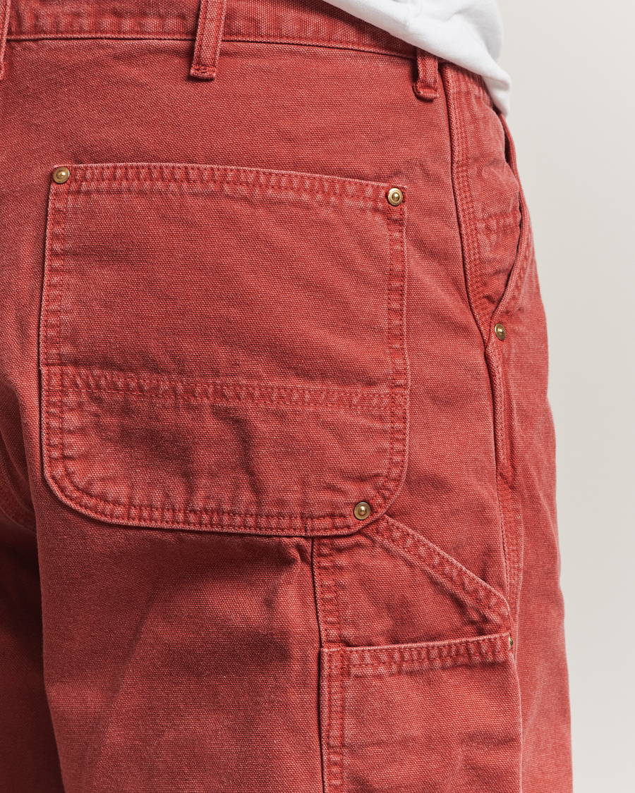 Men | Trousers | orSlow | Dad Fit Oxford Painter Pants Red