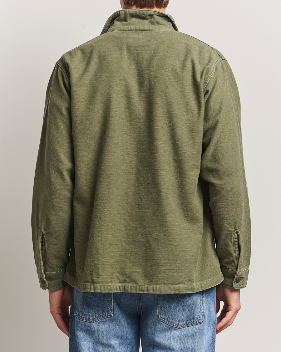 Men | Shirts | orSlow | 4 Pockets US Army Shirt Dark Olive
