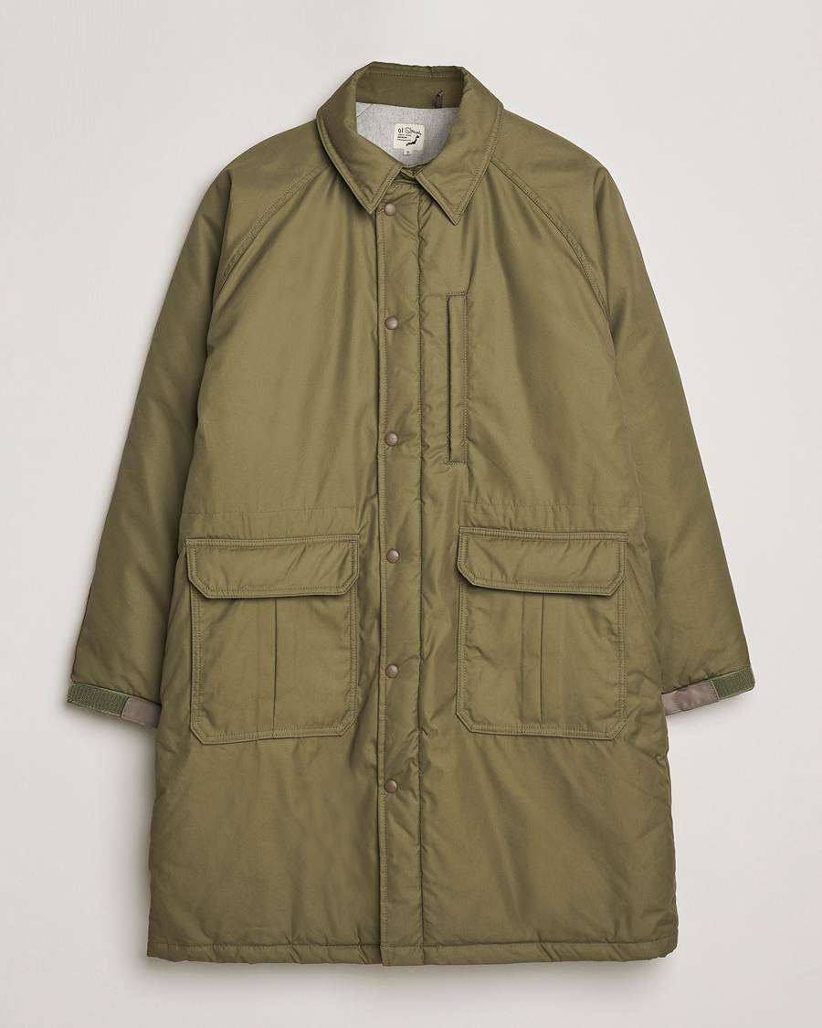 Men | Coats & Jackets | orSlow | Padded Active Coat Army Green