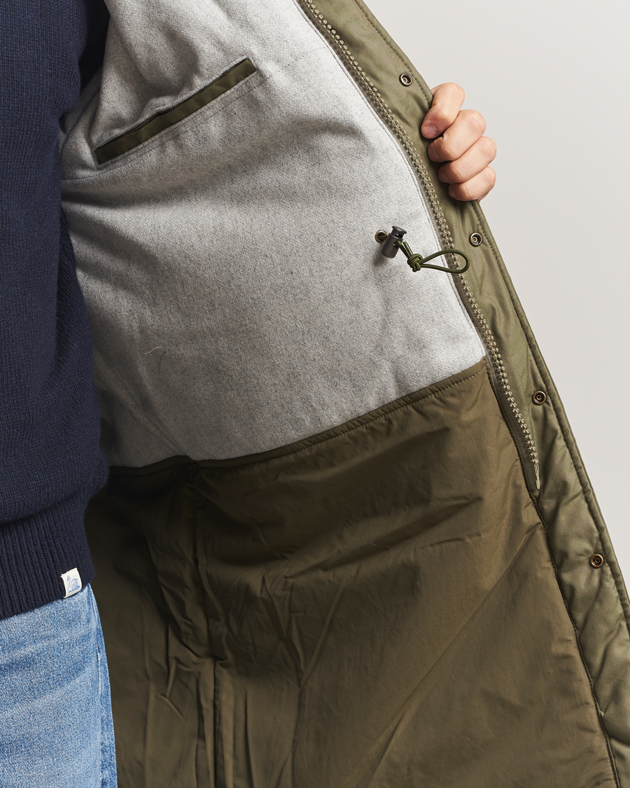 Men | Coats & Jackets | orSlow | Padded Active Coat Army Green