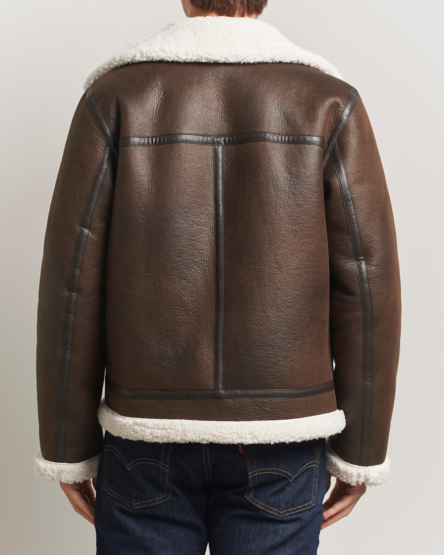 Men | Coats & Jackets | A.P.C. | Tommy Aviator Jacket Brown