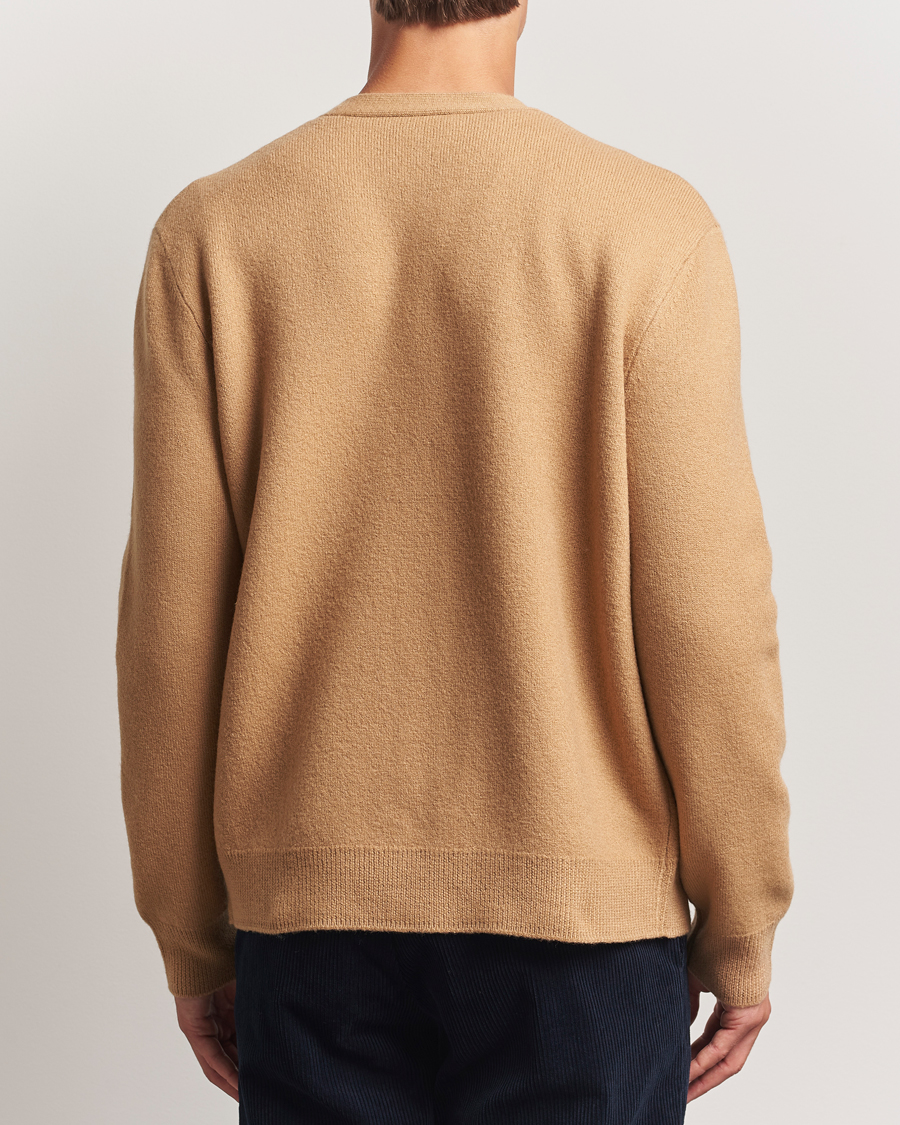 Men | Sweaters & Knitwear | A.P.C. | Kenny Wool Knitted Cardigan Camel