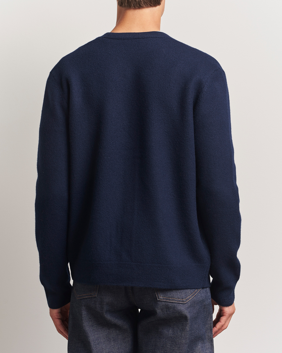 Men | Sweaters & Knitwear | A.P.C. | Kenny Wool Knitted Cardigan Dark Navy