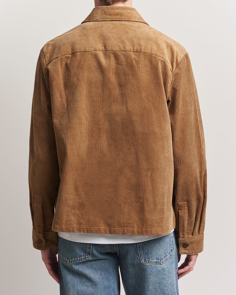 Men | Shirts | A.P.C. | Leon Corduroy Overshirt Brown