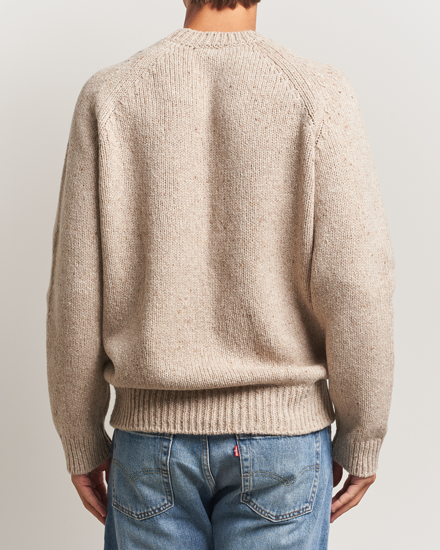 Men | Sweaters & Knitwear | A.P.C. | Harris Wool Knitted Sweater Beige