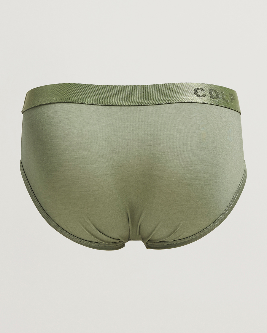 Men | Underwear & Socks | CDLP | 3-Pack Y-Brief Black/White/Sage