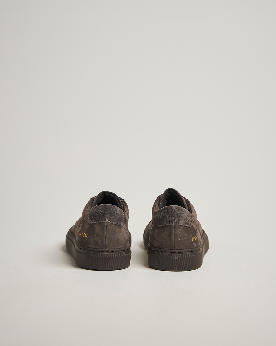 Men | Sneakers | Common Projects | Original Achilles Nubuck Sneaker Charcoal