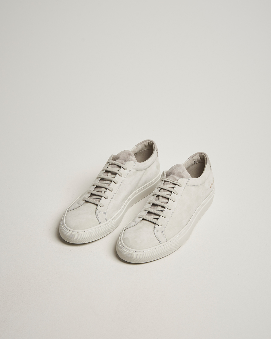 Men | Sneakers | Common Projects | Original Achilles Nubuck Sneaker Light Grey