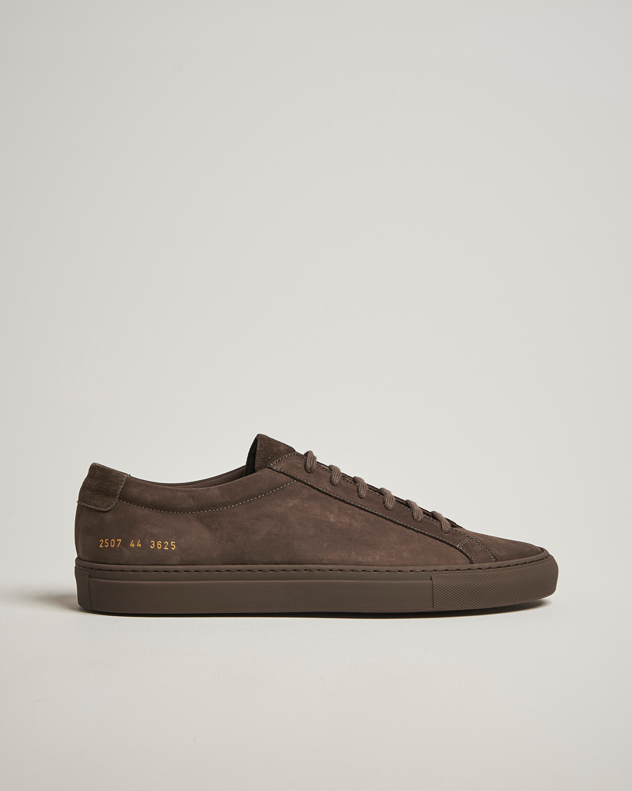 Men | Sneakers | Common Projects | Original Achilles Nubuck Sneaker Moka