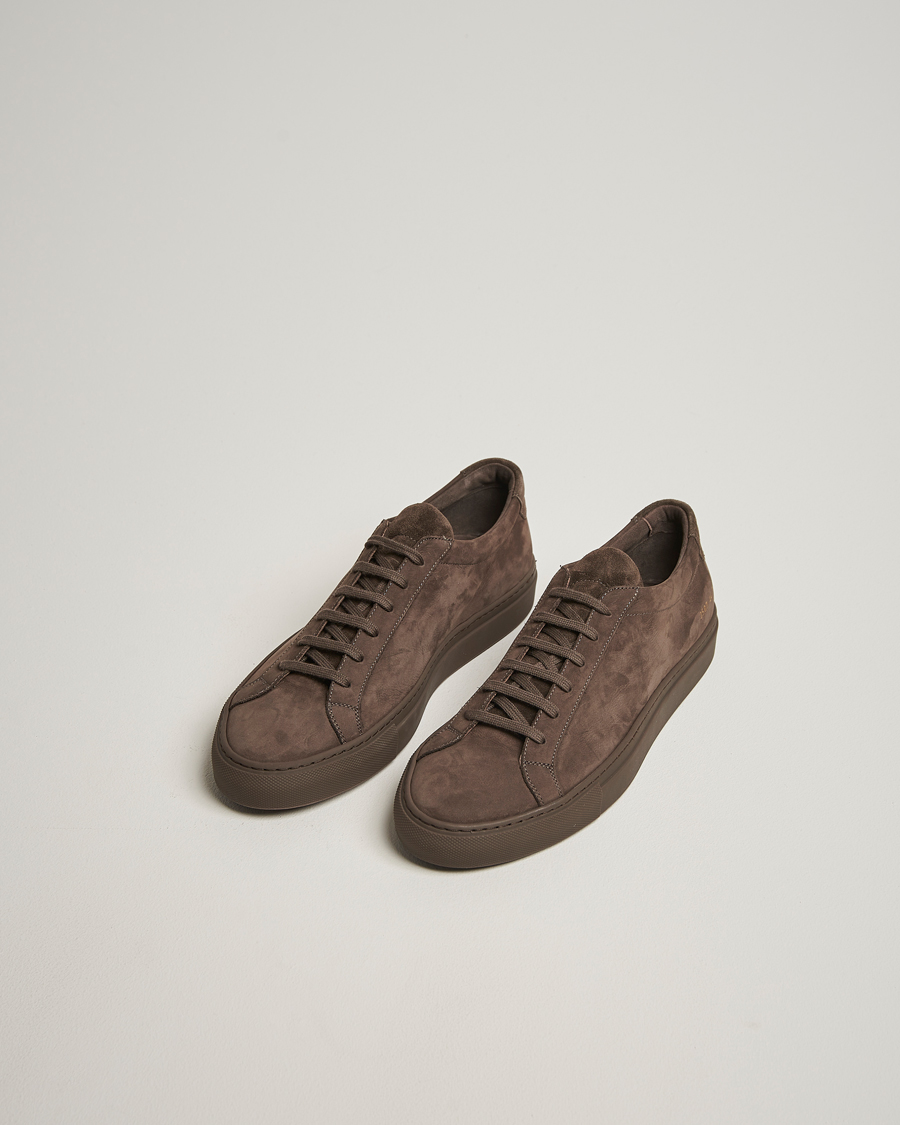 Men | Sneakers | Common Projects | Original Achilles Nubuck Sneaker Moka
