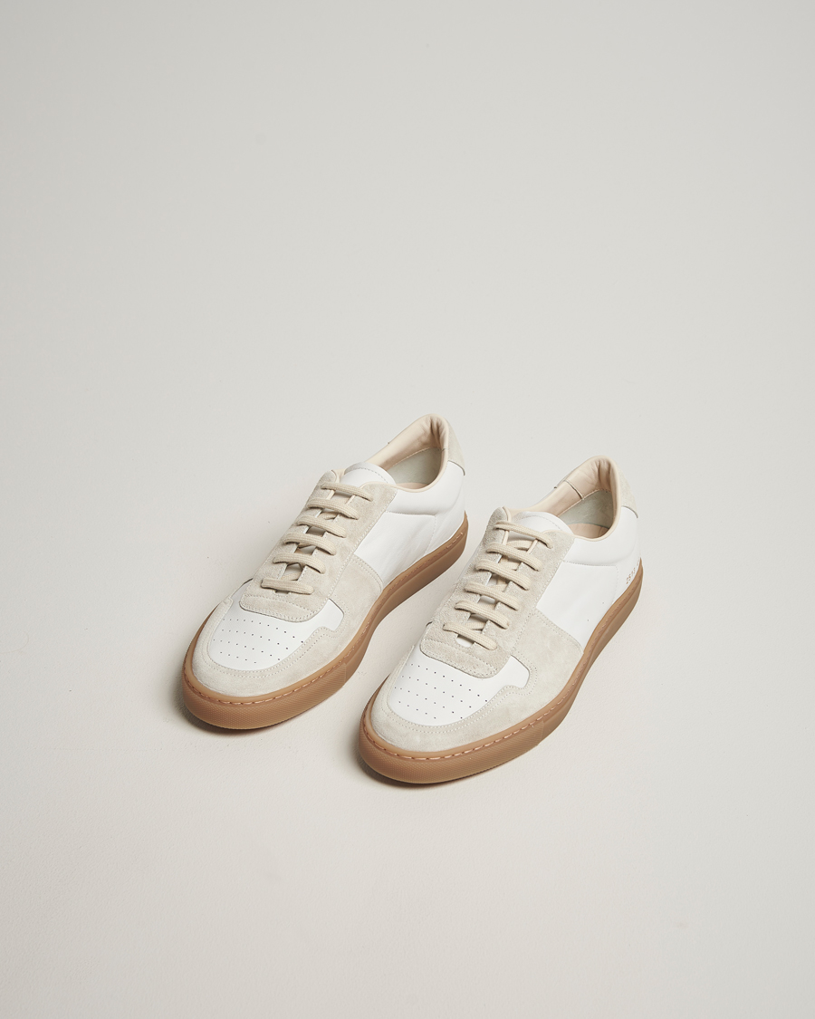 Men | Sneakers | Common Projects | BBall Slim Gum Sole Sneaker Off White