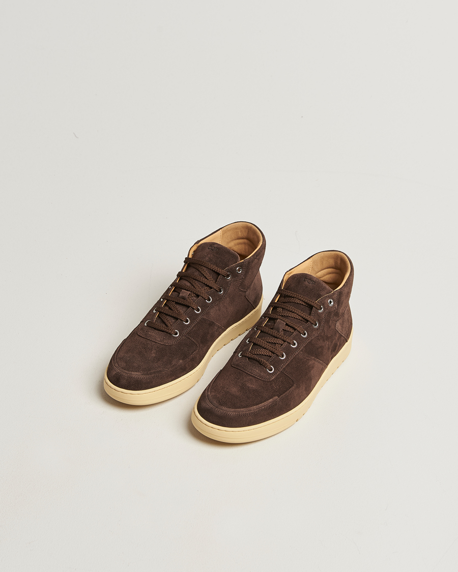 Men | Sneakers | CQP | Center Mid Suede Sneaker Dark Brown