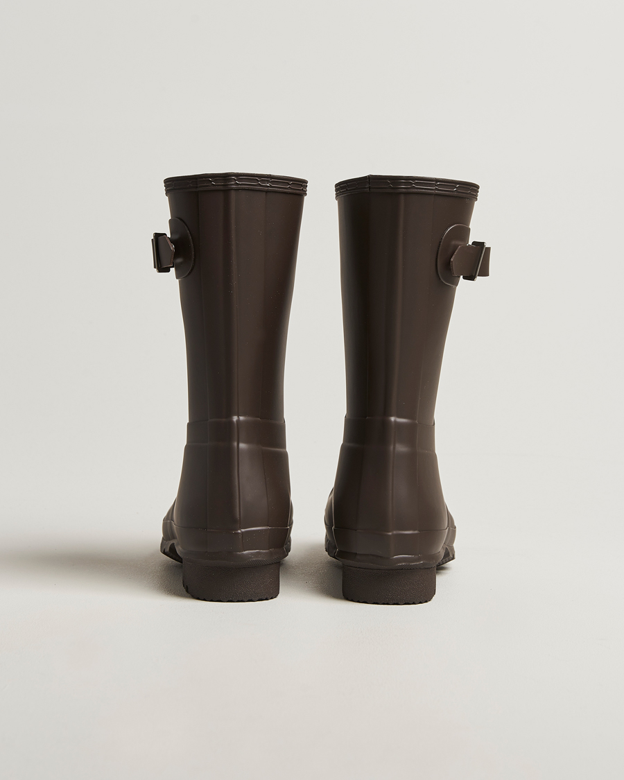 Men | Overshoes & Rubber boots | Hunter Boots | Original Short Boot Dark Brown