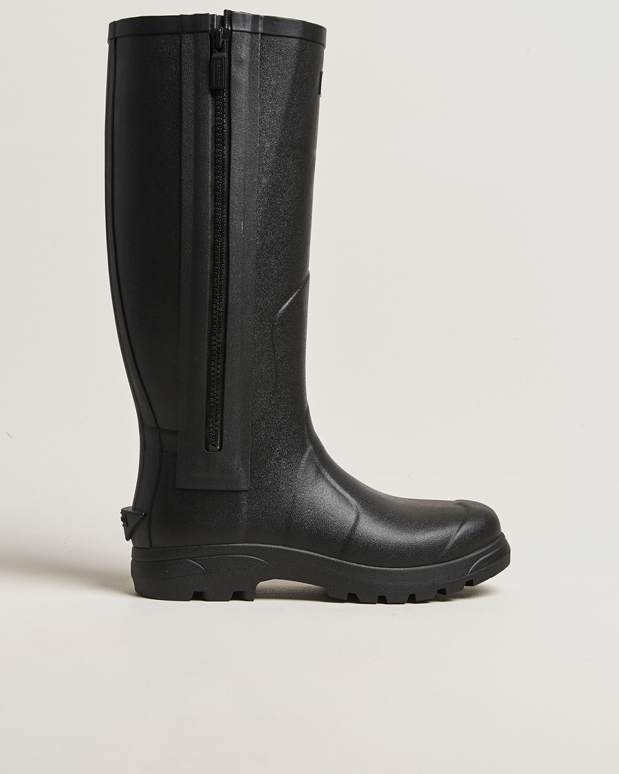 Hunter Boots Balmoral Full Zip Boot Black at CareOfCarl.com