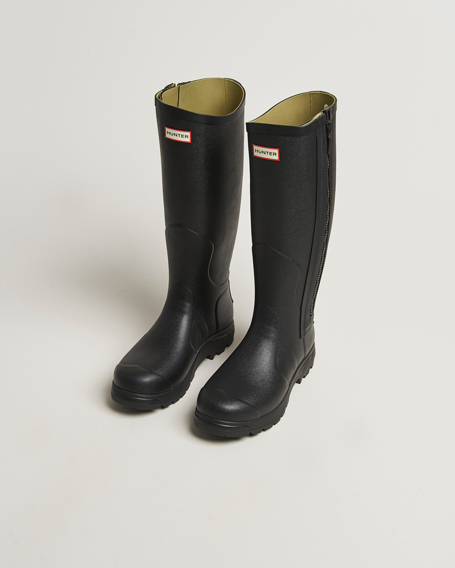 Men | Overshoes & Rubber boots | Hunter Boots | Balmoral Full Zip Boot Black