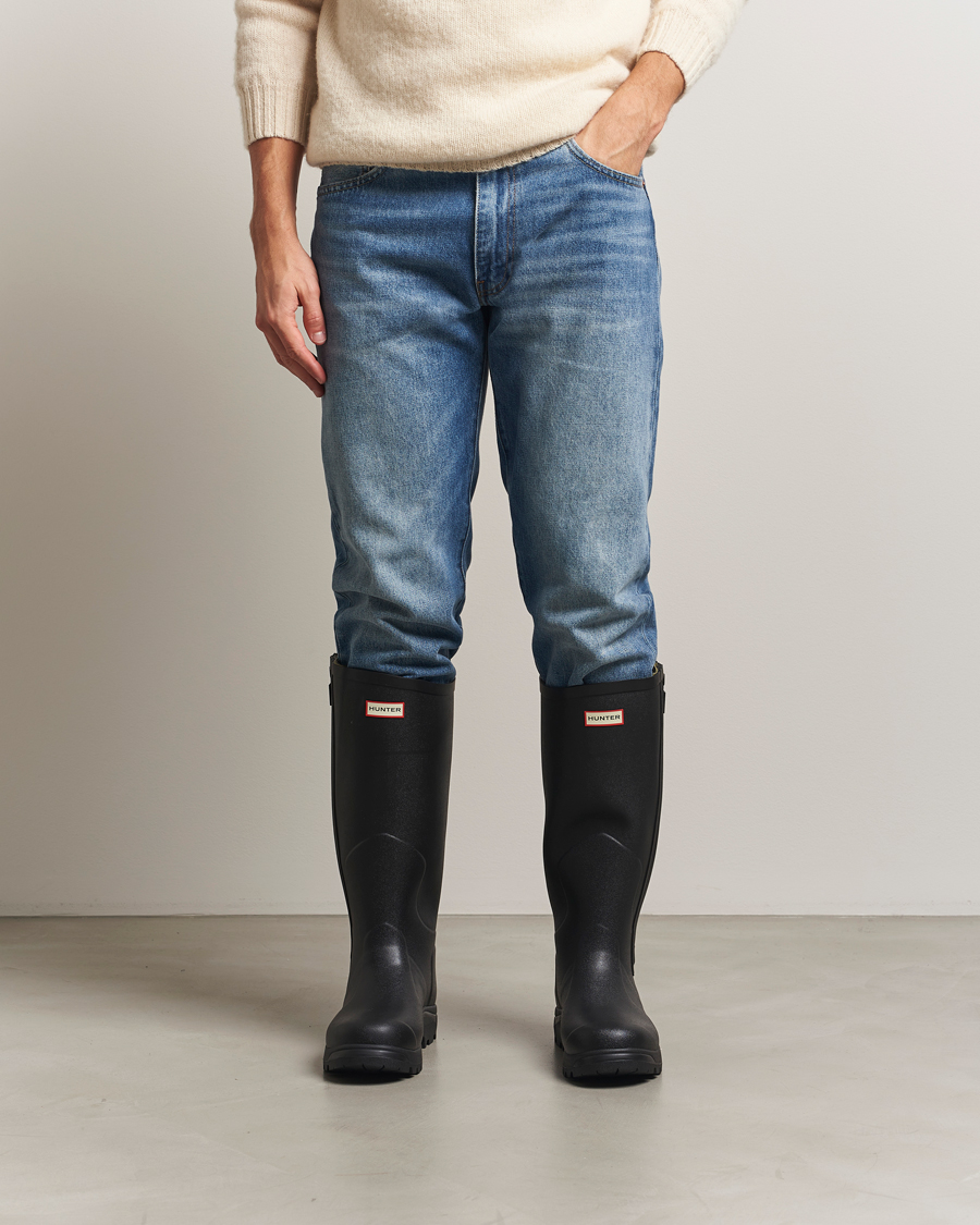 Men | Overshoes & Rubber boots | Hunter Boots | Balmoral Full Zip Boot Black