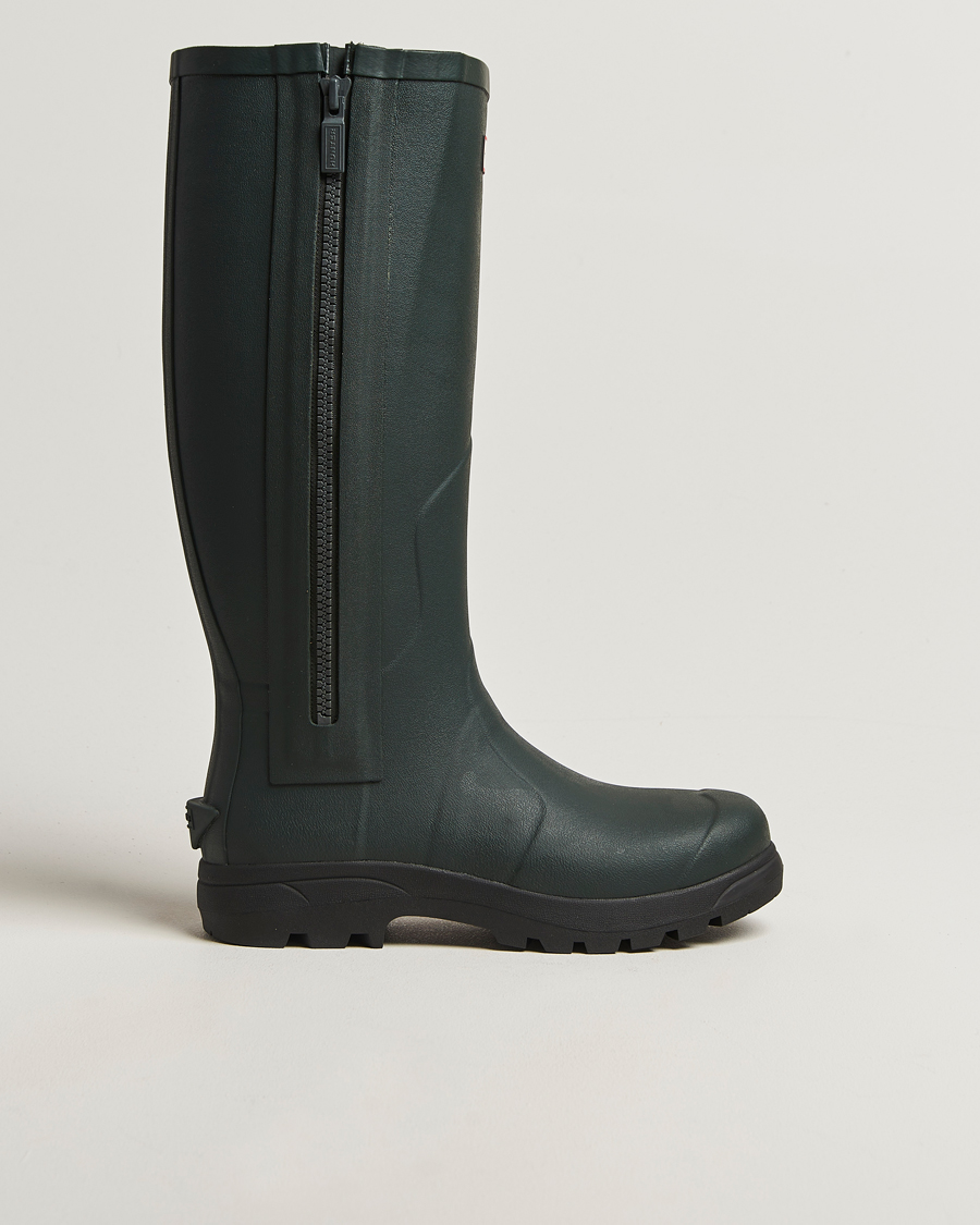 Hunter Boots Balmoral Full Zip Boot Dark Olive at CareOfCarl.com