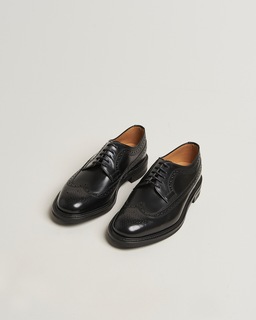 Men | Derby Shoes | Loake Shoemakers | Sovereign Longwing Derby Black