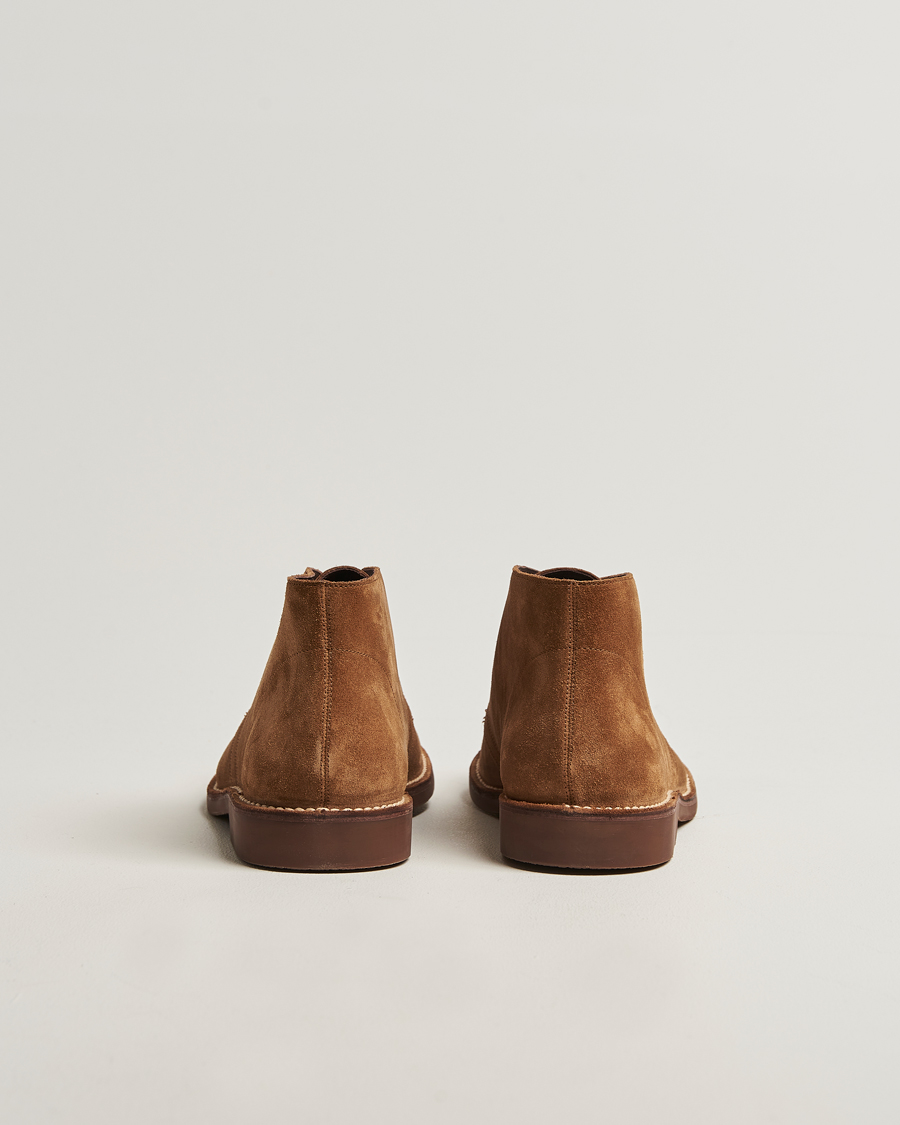 Men | Boots | Loake Shoemakers | Sahara Suede Chukka Chestnut